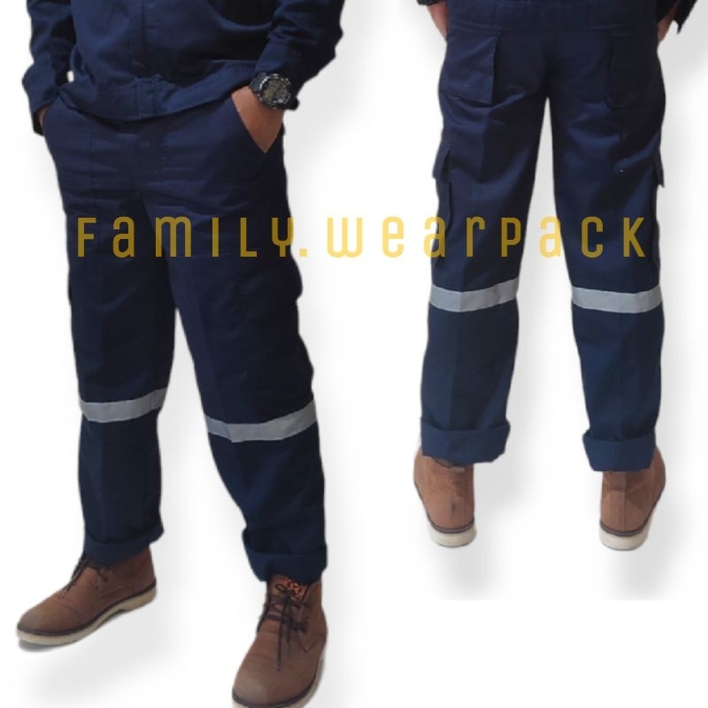 Celana Panjang Wearpack/ Wearpack Celana Kerja Warna Biru Dongker