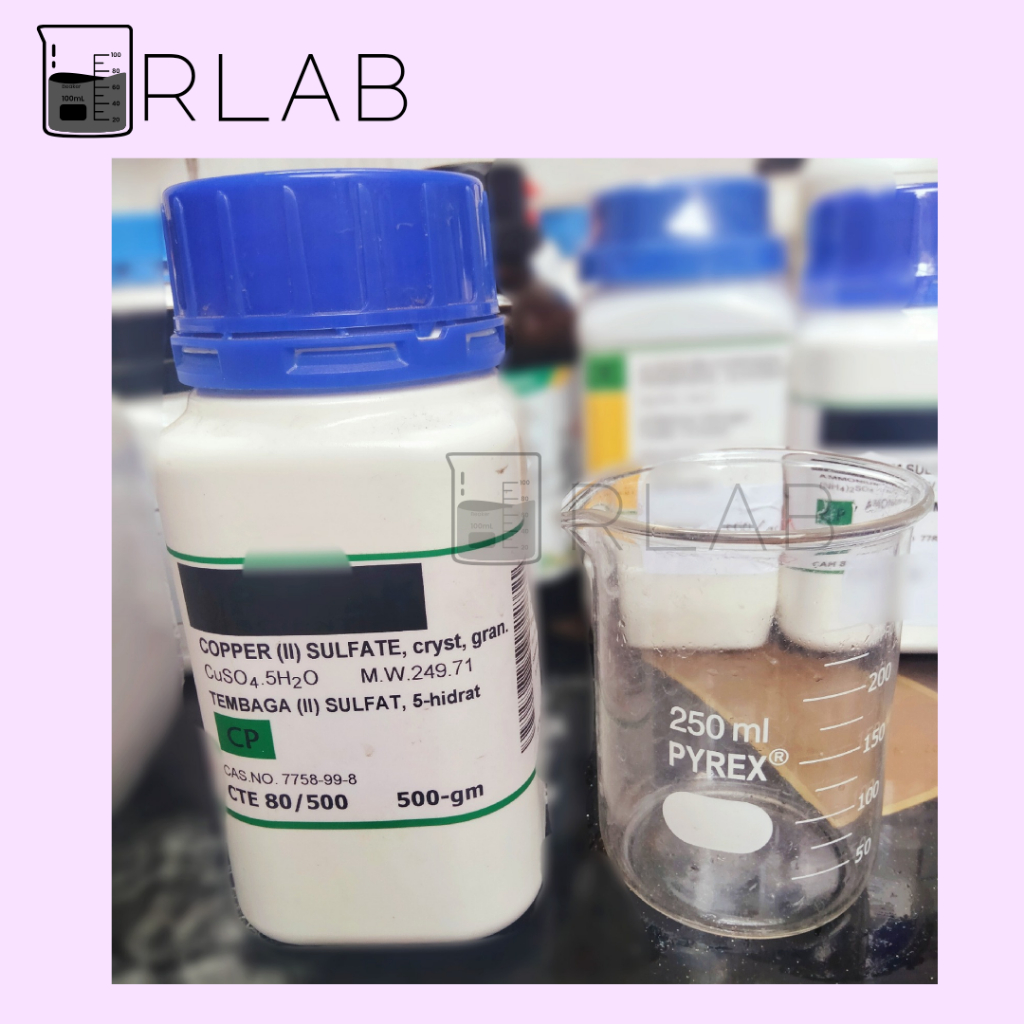 Tembaga (II) Sulfat Pentahidrat  analis/ Copper(II) Sulfate Pentahydrate / Cu(SO4)2.5H2O