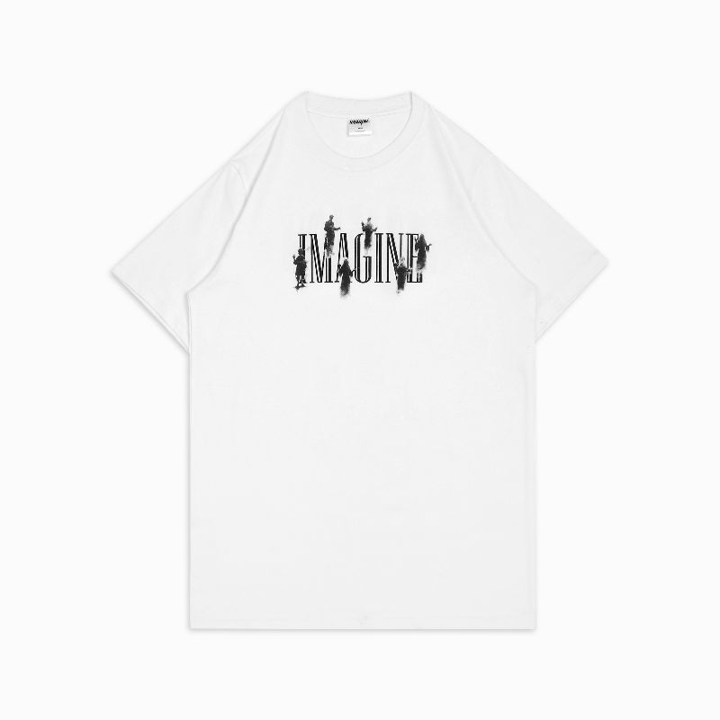 Imagineco Kaos Lengan Pendek Putih "Shadow"