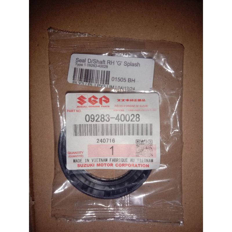 Seal As Roda Seal Drive Shaft Splash Manual Type 1, Karimun Estilo 3 Cylinder Original SGP