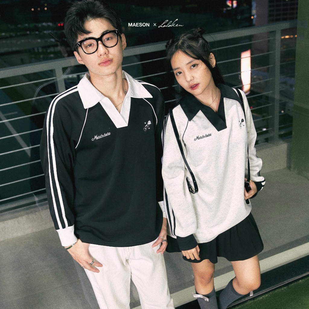 MAESON x LALAKEN Atmo Relaxed Collar Sweatshirt