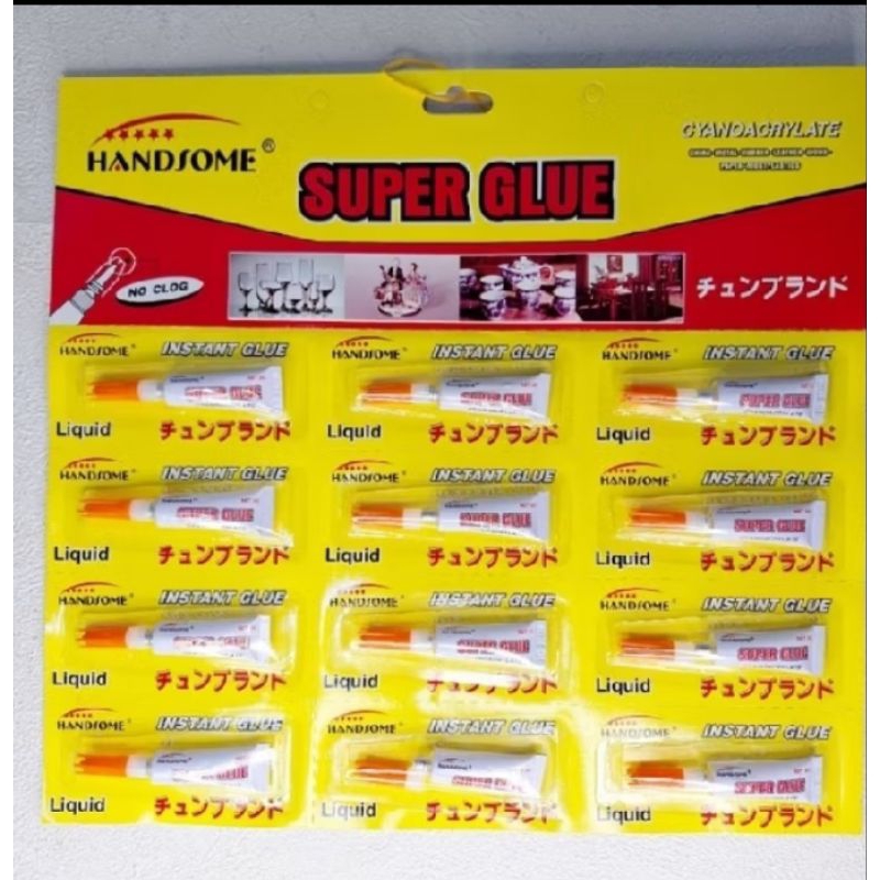

Lem instand Super glue HANDSOME / perenceng isi 12