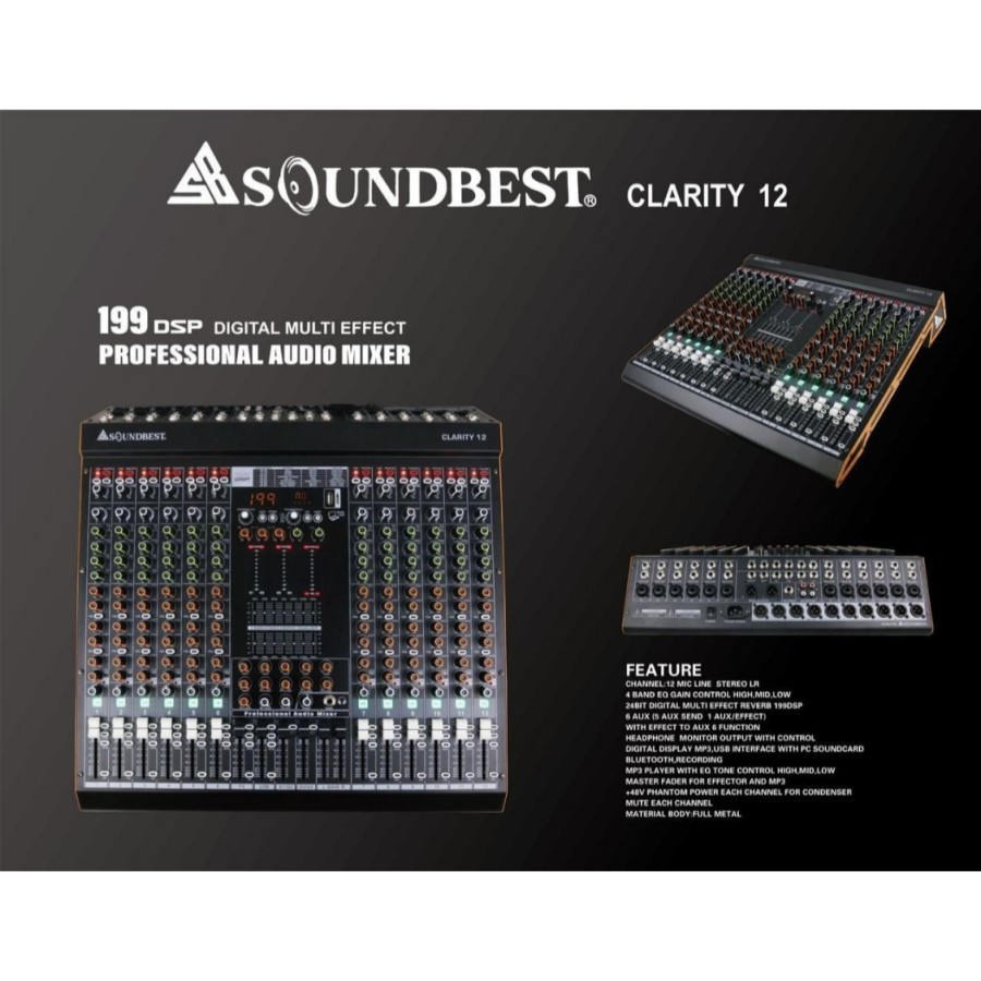 mixer audio 12 channel original soundbest clarity 12 mixer 12 channel bluetooth mixer karaoke