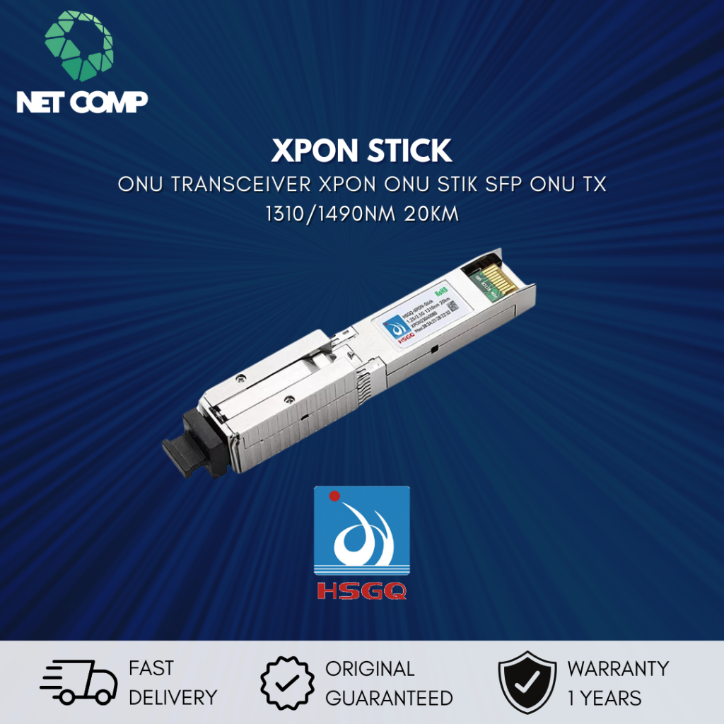 SFP HSGQ-Xpon Stick ONU Transceiver Xpon Onu stik SFP ONU Tx 1310/1490nm 20km