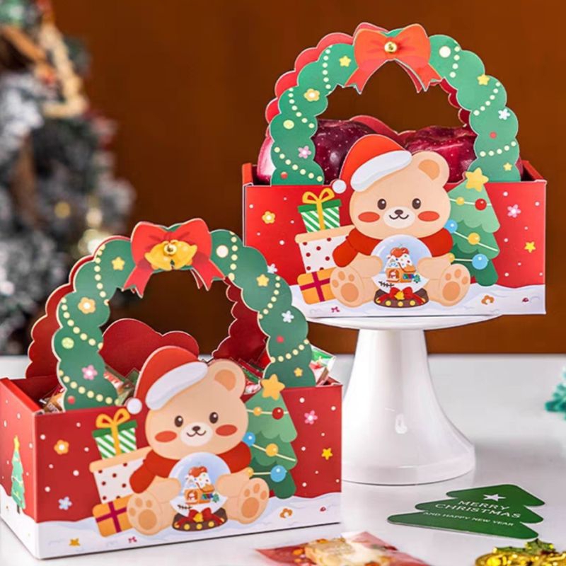 

Christmas Box | Kotak Santa | Kotak Tenteng Natal | Kotak Kue | Christmas Gift | Kado Natal