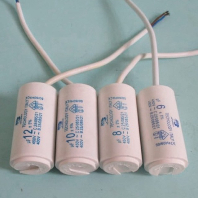 Kapasitor pompa air capasitor pompa air sanyo kapasitor pompa air bulat 450V 6uf 8uf 10uf 12uf 14uf 