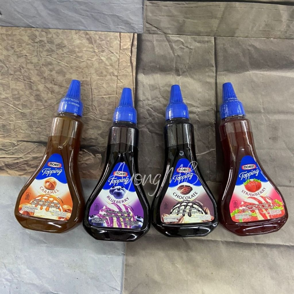 

MORIN TOPPING 310GR COKLAT /CARAMEL / STRAWBERRY / BLUEBERRY
