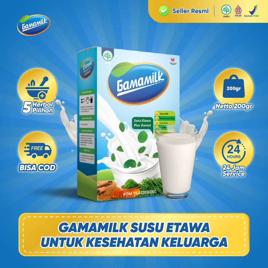 GAMAMILK Susu Etawa - Plus Ekstrak Gamat