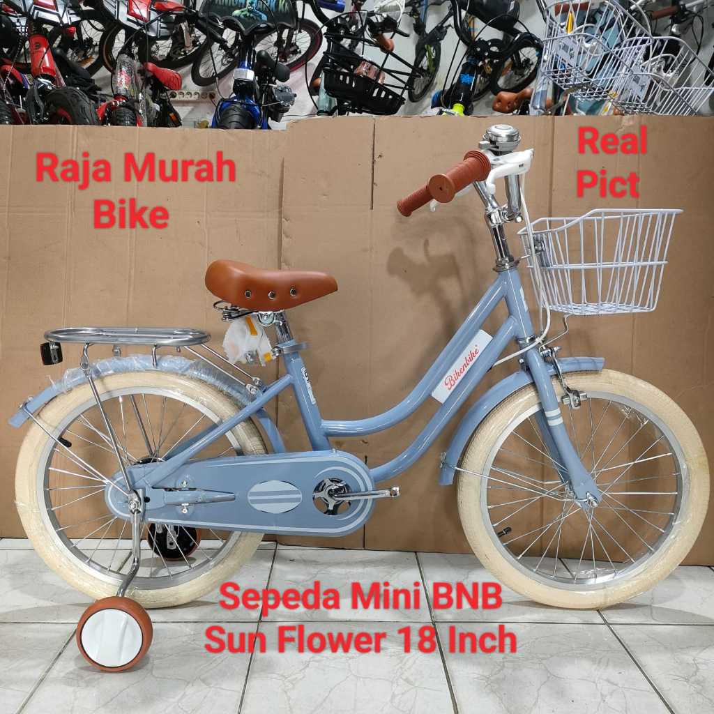 Sepeda Anak Mini 18 inch BNB Sun Flower Sepeda Anak Perempuan Sun Flower BNB 18 inch