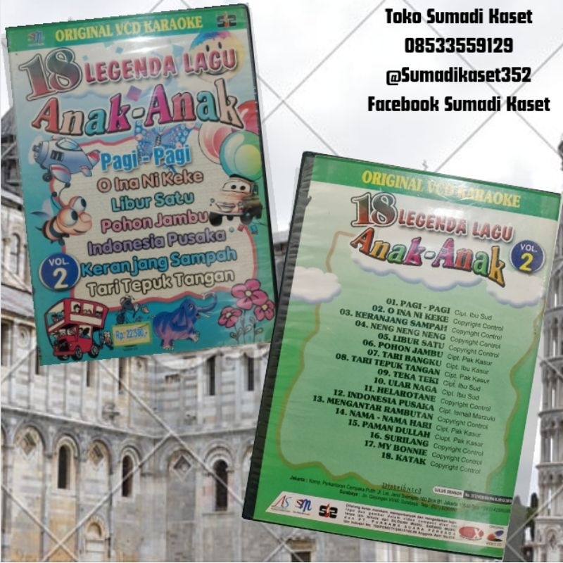 VCD 18 legend lagu anak-anak vol 2