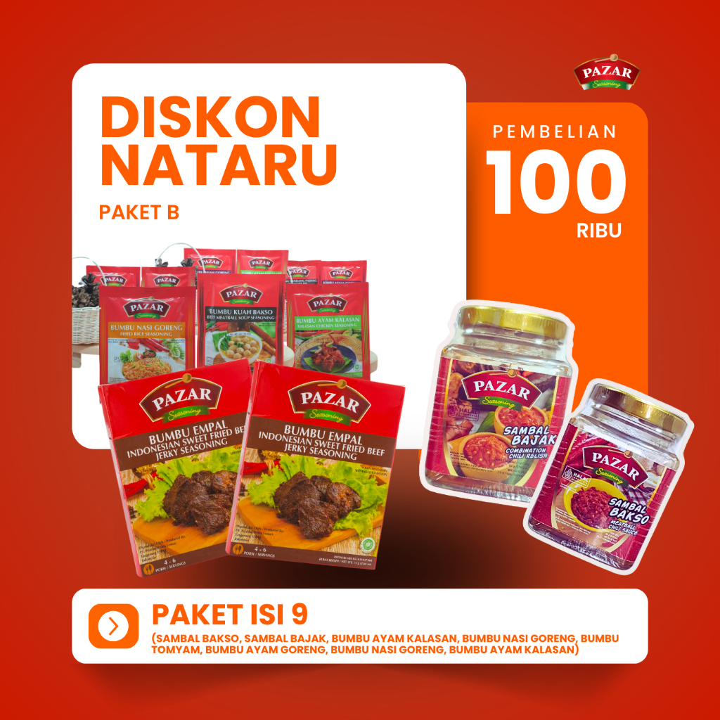 

DISKON NATARU | PAKET B (100 RIBU)