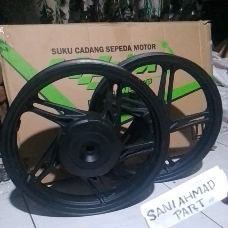 VELG PELEK VELEG RACING  DEPAN BELAKANG  BEAT Fi BEAT ECO ORI COPOTAN