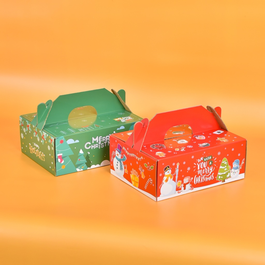 

Custom Box Kardus Packaging Hampers Kotak Kue Spesial Natal - Corrugated Box