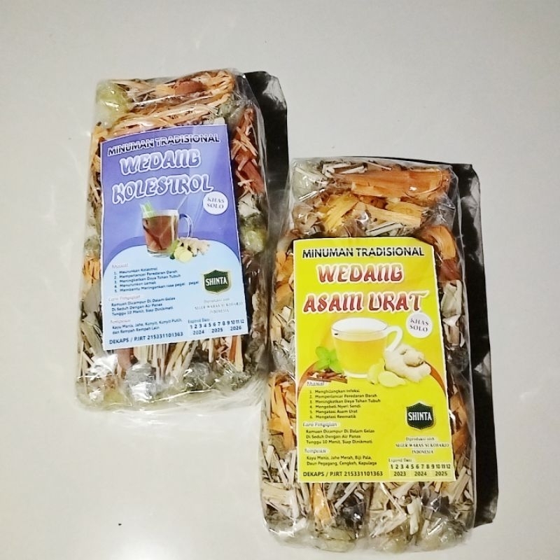 

WEDANG KOLESTEROL DAN ASAM URAT isi 10 pcs