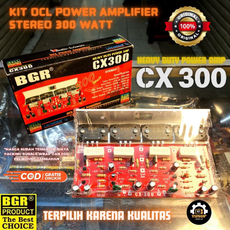 KIT POWER AMPLIFIER STEREO CX 300 BELL BGR ORIGINAL