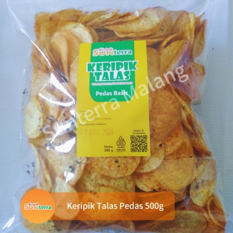 

Keripik Talas Pedas 500 gram