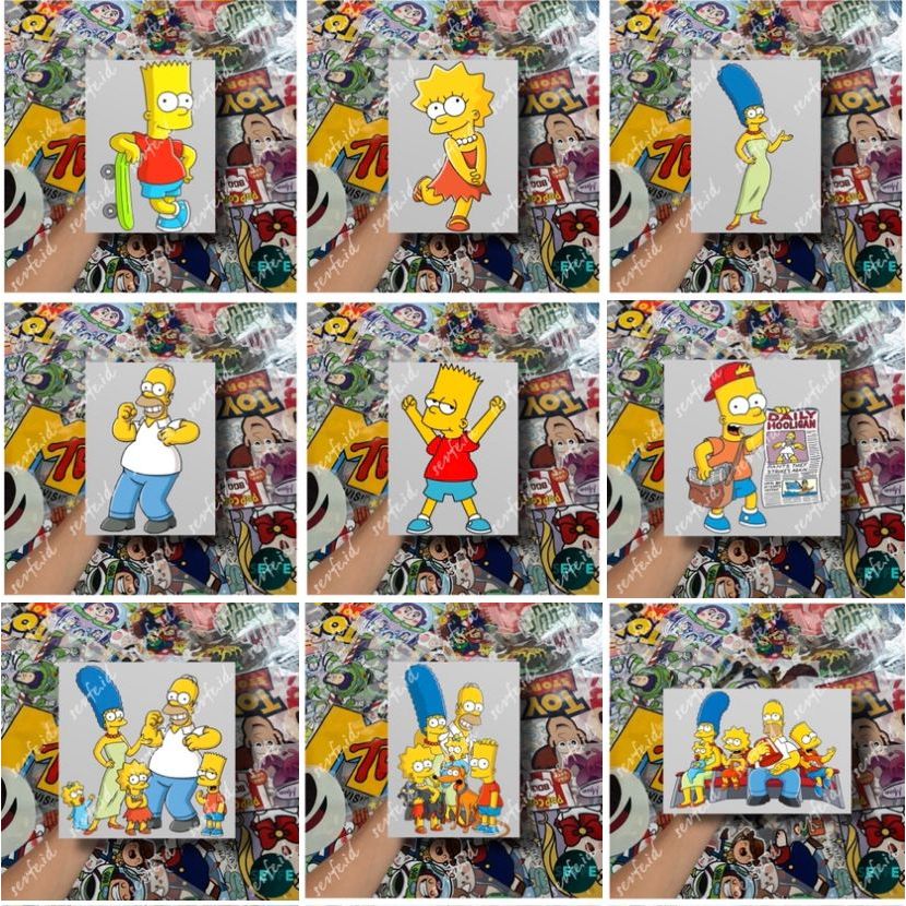 

Stiker Sablon Setrika Sablon SIMPSONS