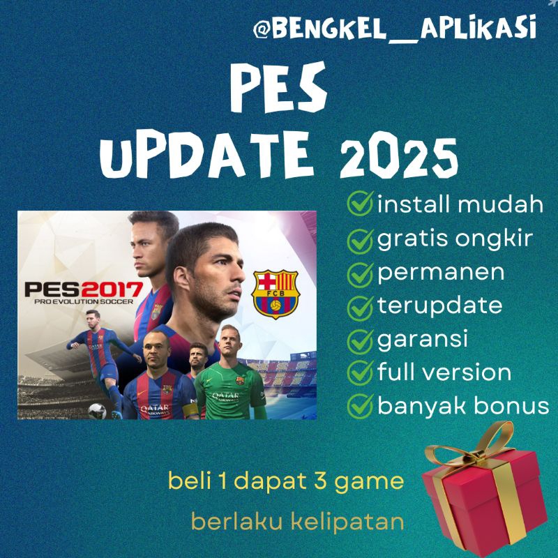 PES 2017 NEW UPDATE PATCH 2025 TERMURAH