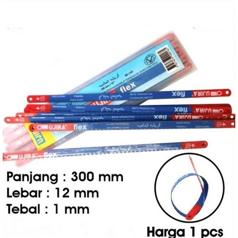 Mata Gergaji Besi Gergaji kayu Plastik 24 Mata 12 Inch