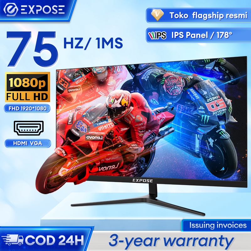 Monitor 24 Inch 75Hz Monitor pc Gaming Curved Full HD IPS New Monitor With HDMI/VGA For Play PS3/PS4