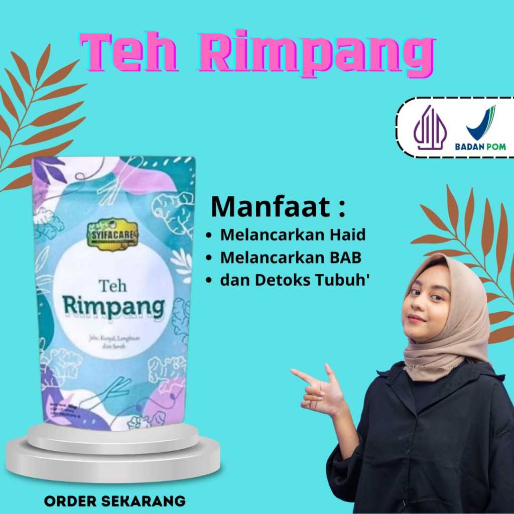 

Teh Rimpang Syifacare Minuman Rempah Ala JSR Teh Diet Detoks Pelangsing Herbal BPOM