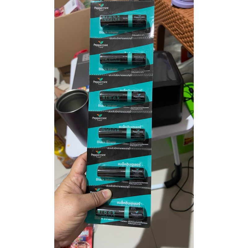 Peppermint Field Inhaler Black Ori Thailand