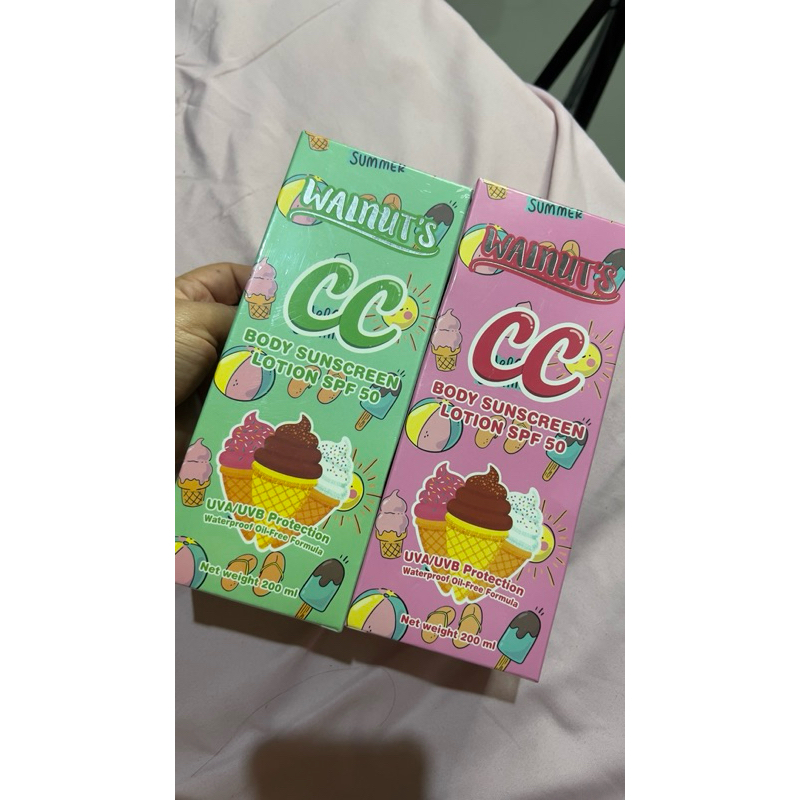 Wallnuts DD Body Sunscreen SPF50 PA Thailand