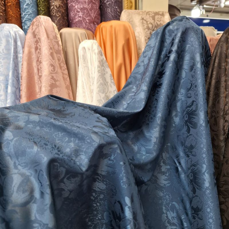 Bahan Kain Jaguar Silk Motif Premium