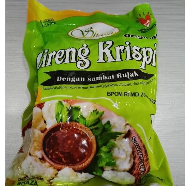 

Shaza Cireng Krispi + sambel Rujak / Cireng krispi Rujak 400gr