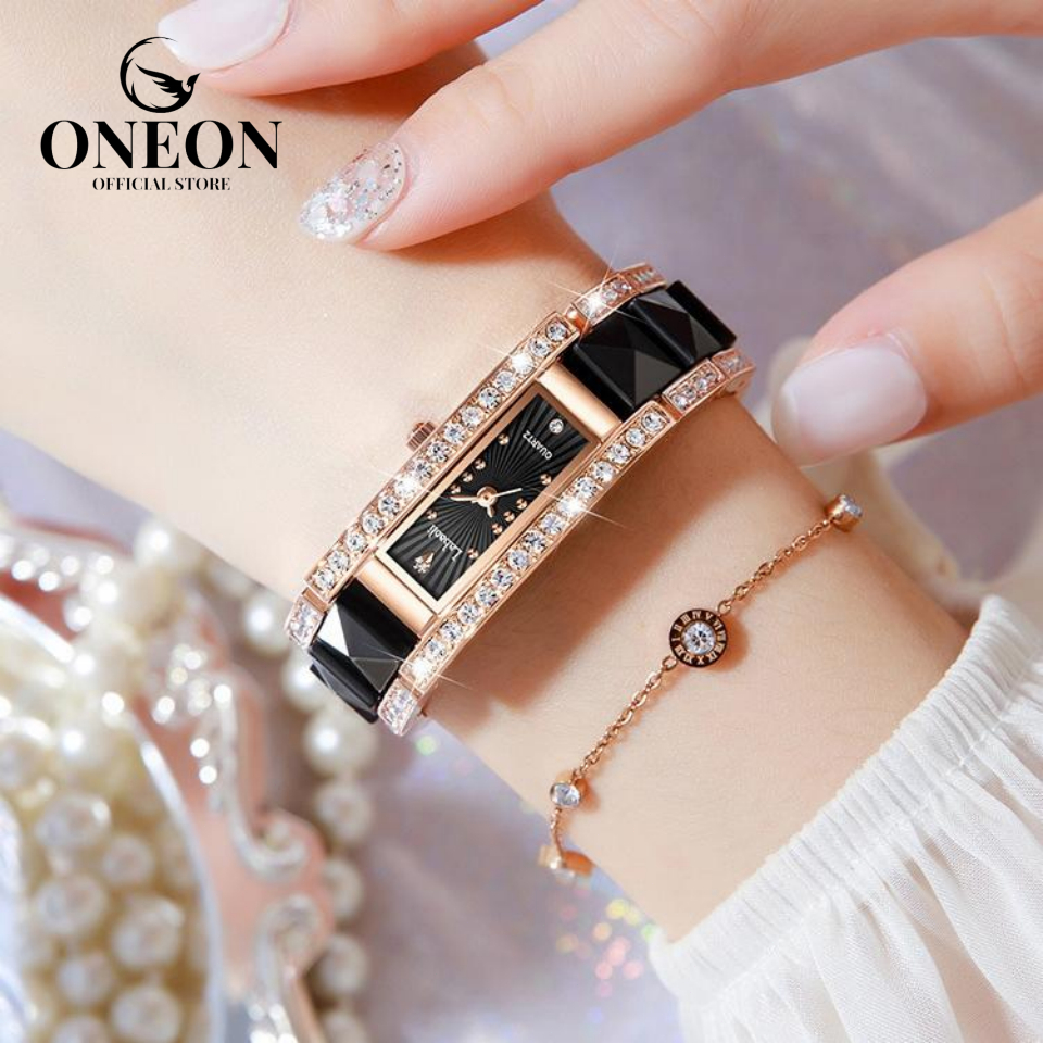 Labaoli Jam Tangan Wanita Rantai Persegi Kecil Indah Tahan Air Original Branded Elegan Seri Labaoli