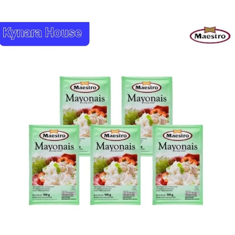 

Maestro Light Mayonnaise 40x100gr (Karton)