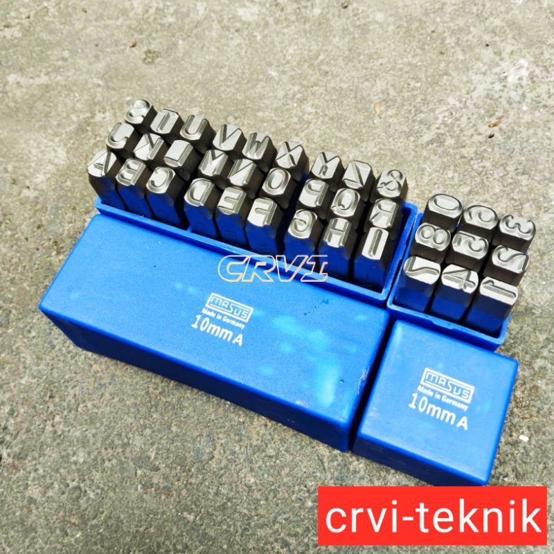 

Masus Alat Ketok Huruf Dan Angka 10 Mm Masus Germany Stamp Punch Letter