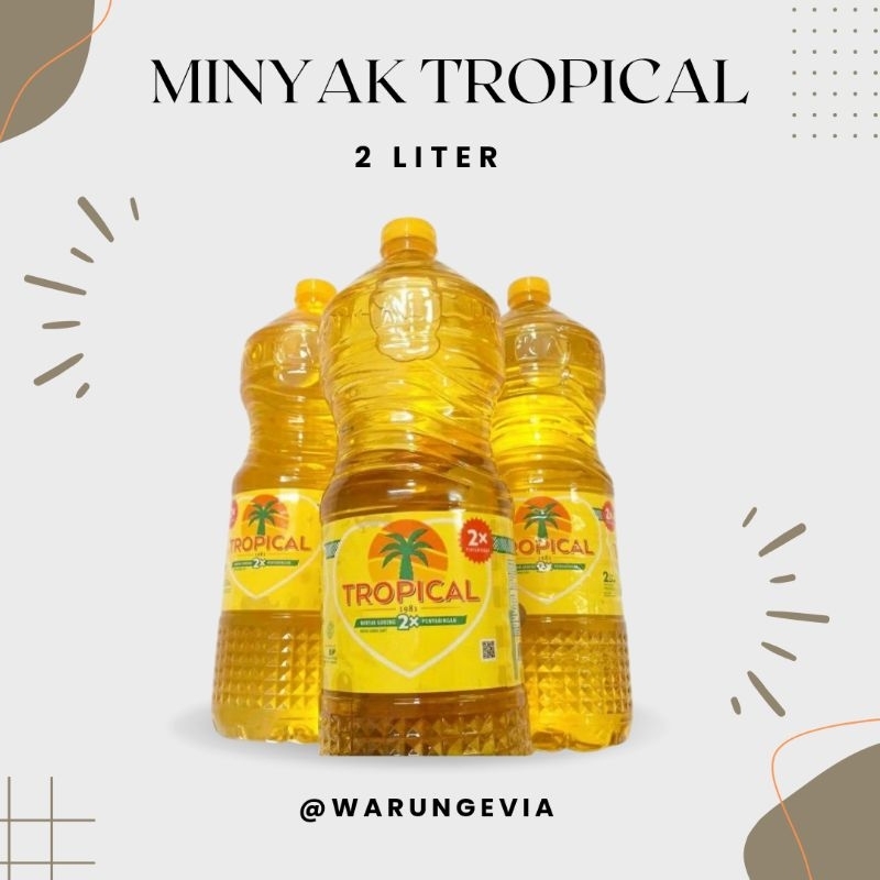 

READY STOCK! MINYAK GORENG TROPICAL 2 LITER