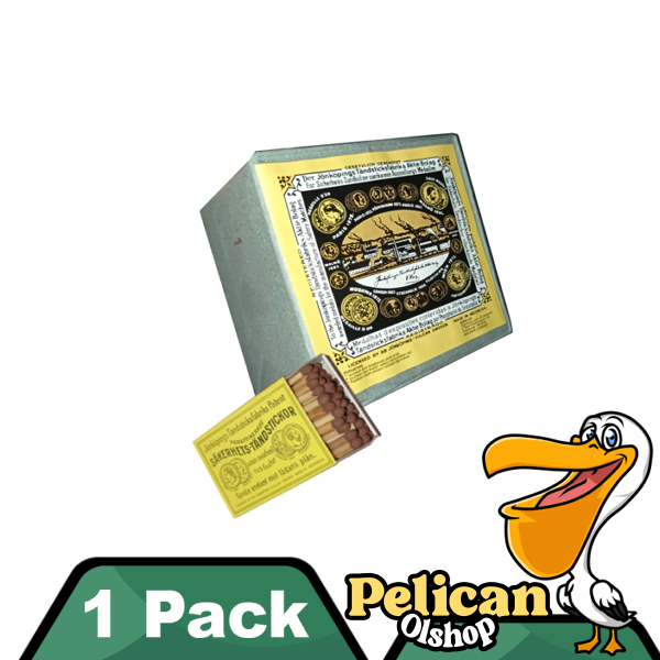 Korek Api Kayu / Korek Api Batang Kayu 1 Pak Pack Isi 10 kotak