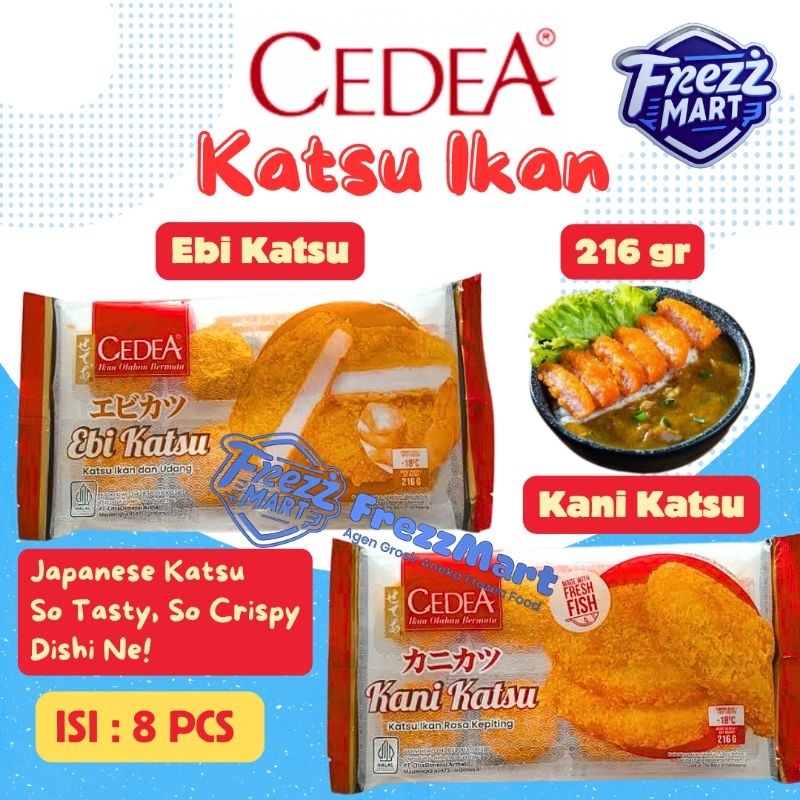 

Cedea Ebi Katsu & Kani Katsu 216gr Ikan Olahan Seafood Beku FrozenFood