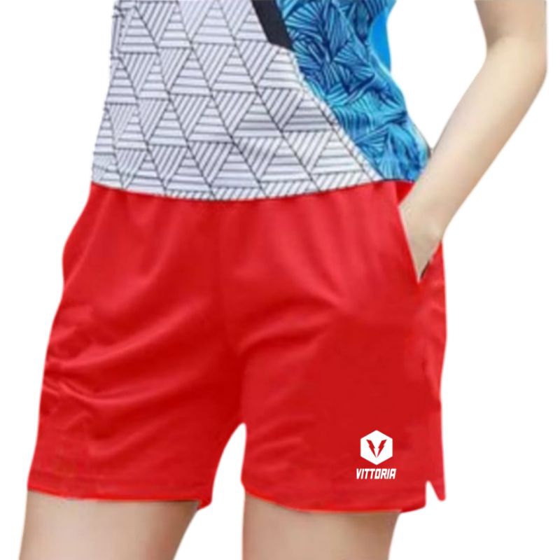 celana cewe kolor cewe saku volley voli olahraga