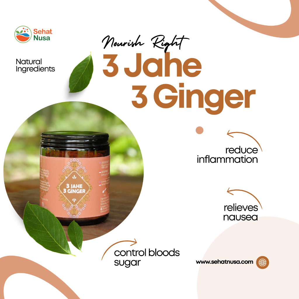 

3 JAHE - 3 GINGER - TEH CELUP HERBAL