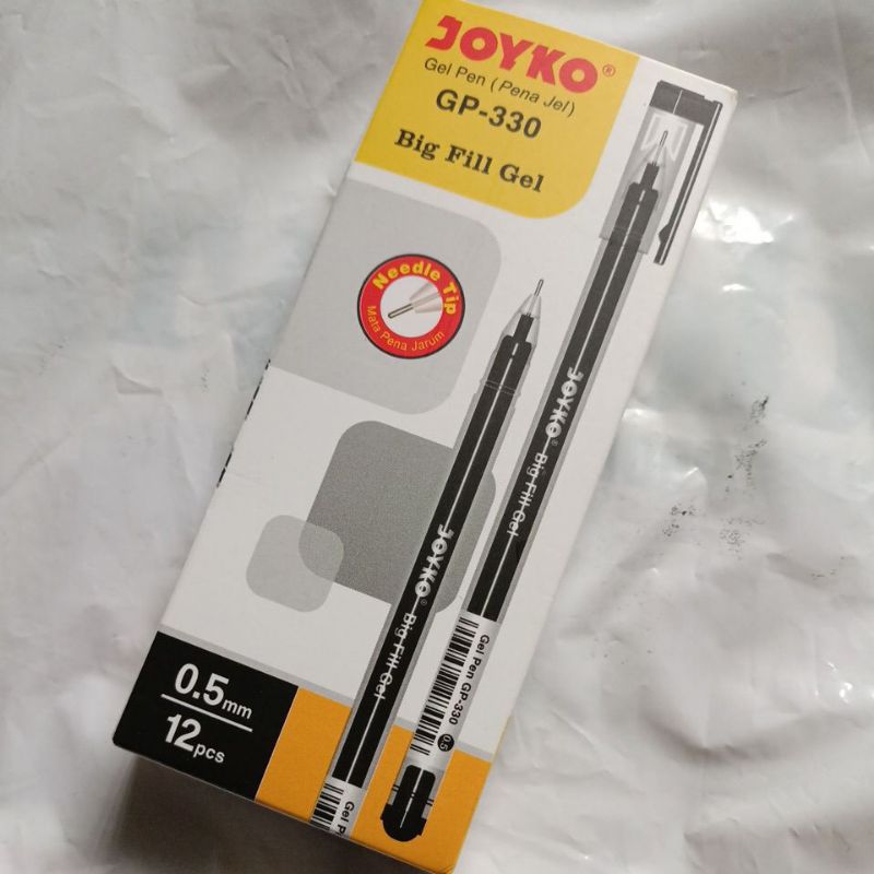 

pulpen pen gel joyko big fill gel 0,5 mm Gp-330 (12pcs)