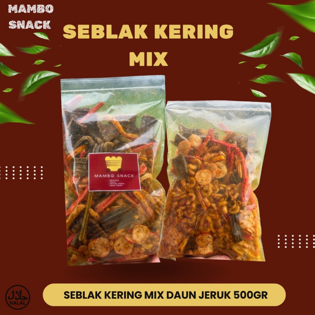

Seblak Campur / Snack Tray / Seblak Mix 600 gram Pedas Daun Jeruk - Bikin Nagih