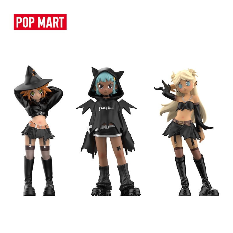 POP MART Peach Riot Witchy Punk Figurine Action Figures Birthday Gift Kid Toy