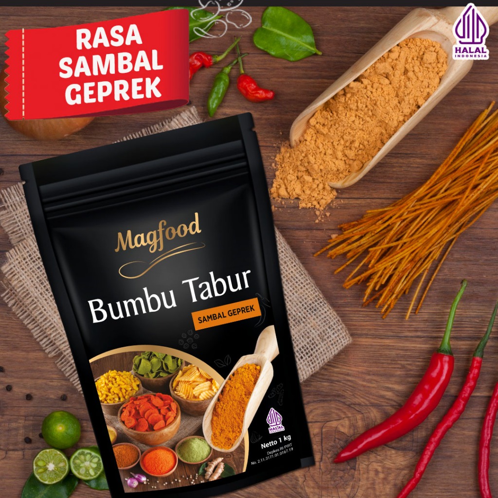 

Magfood Bumbu Tabur Sambal Geprek 1 Kg