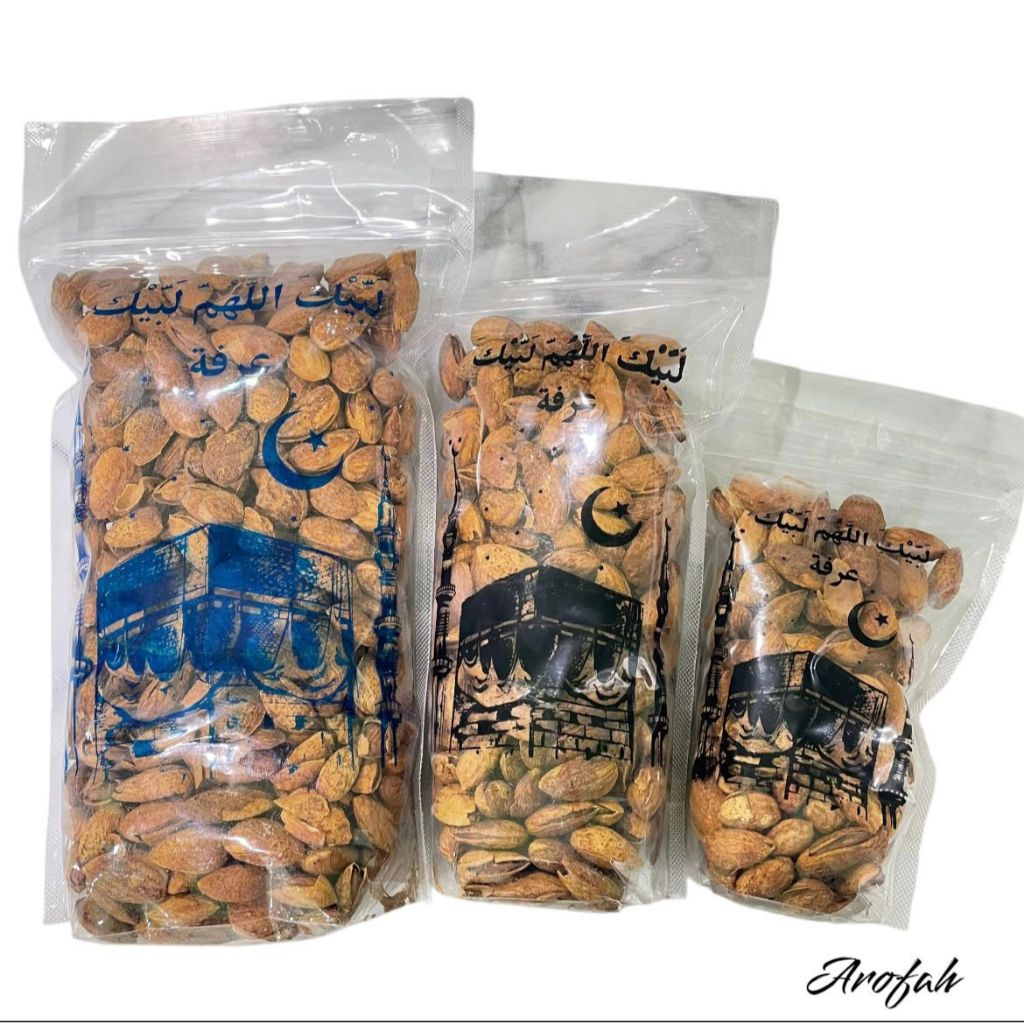 

Kacang ALMOND ROASTED ARAB MILK FLAVOUR in Shell Panggang 1000gr 1kg Oleh Oleh Haji
