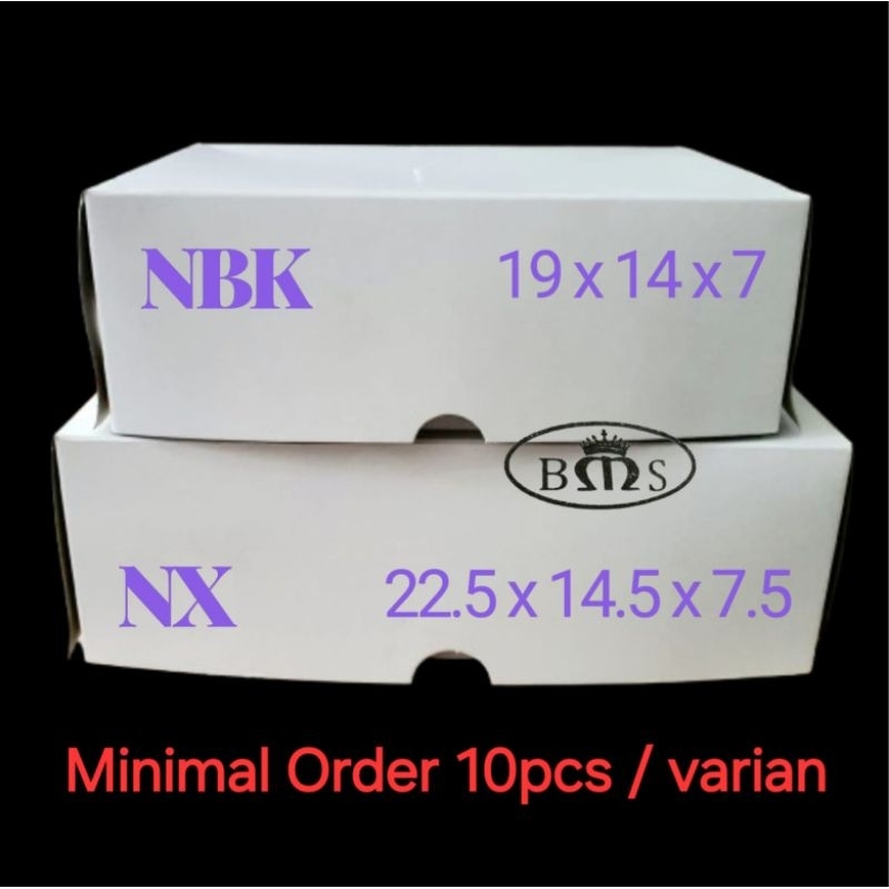 

DOS PUTIH NBK | DOS PUTIH NX | Dos Putih Makanan | Snack Box