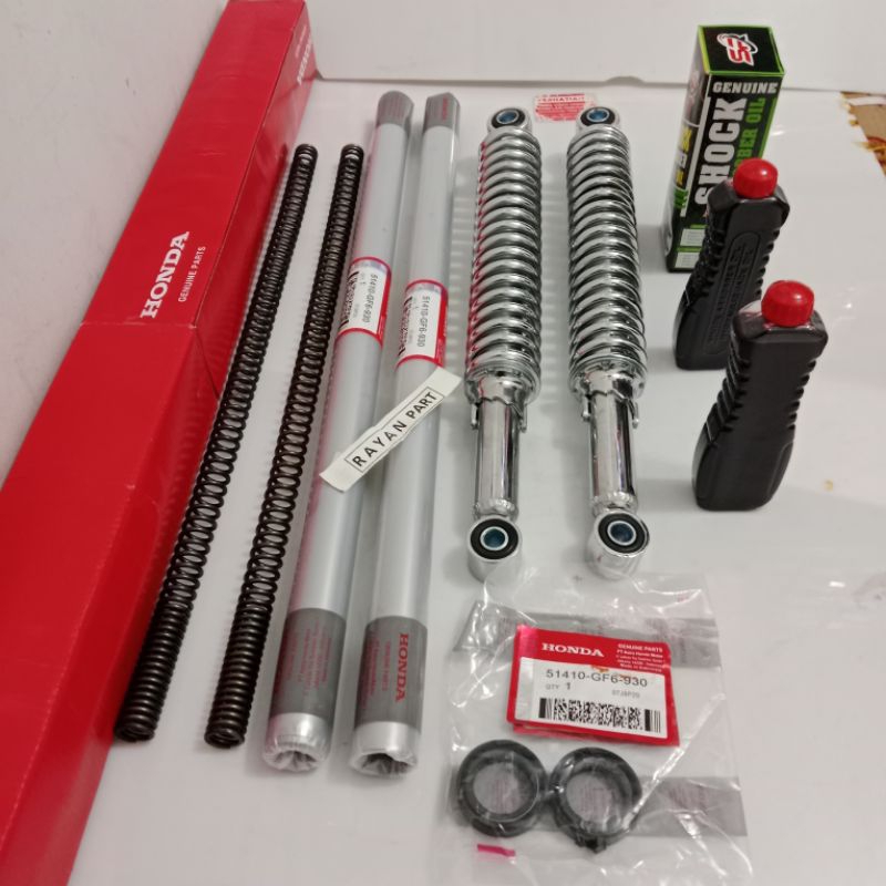 SHOCK DEPAN+BELAKANG ORIGINAL WIN WIN WIN BELAKANG+OLI+PER+SIL KOMPLIT FG6