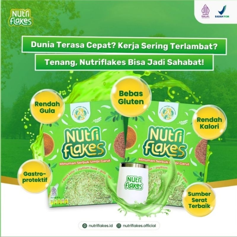 

nutri flakes sereal umbi garut