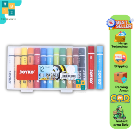 

Pastel Oil Crayon Mini Joyko - 12 Warna MINI