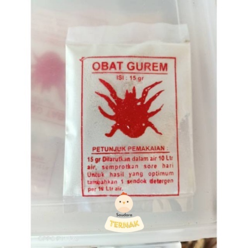 Obat Gurem 15 gram Serbuk Semprot Kandang Ayam Sapi Kambing