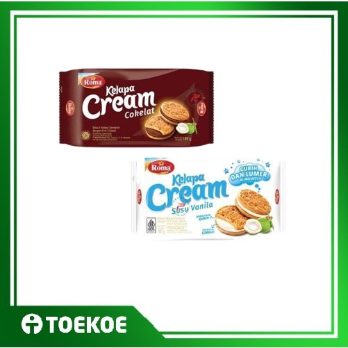 

TOEKOE Roma Kelapa Cream Vanila Coklat 180gr