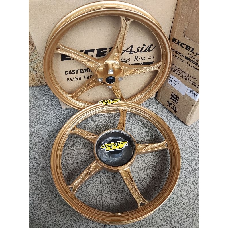 VELG TAKASAGO EXCEL ASIA CAST WHEEL CS50-SX 160/160 GOLD JUPITER Z / JUPITER Z1 / JUPITER MX OLD / F