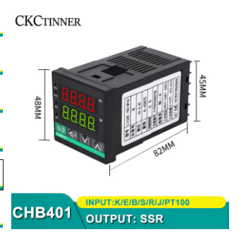 Dual Output SSR+Relay CHB402 CHB702 CHB902 Thermostat Digital Display Intelligent Universal Input Te